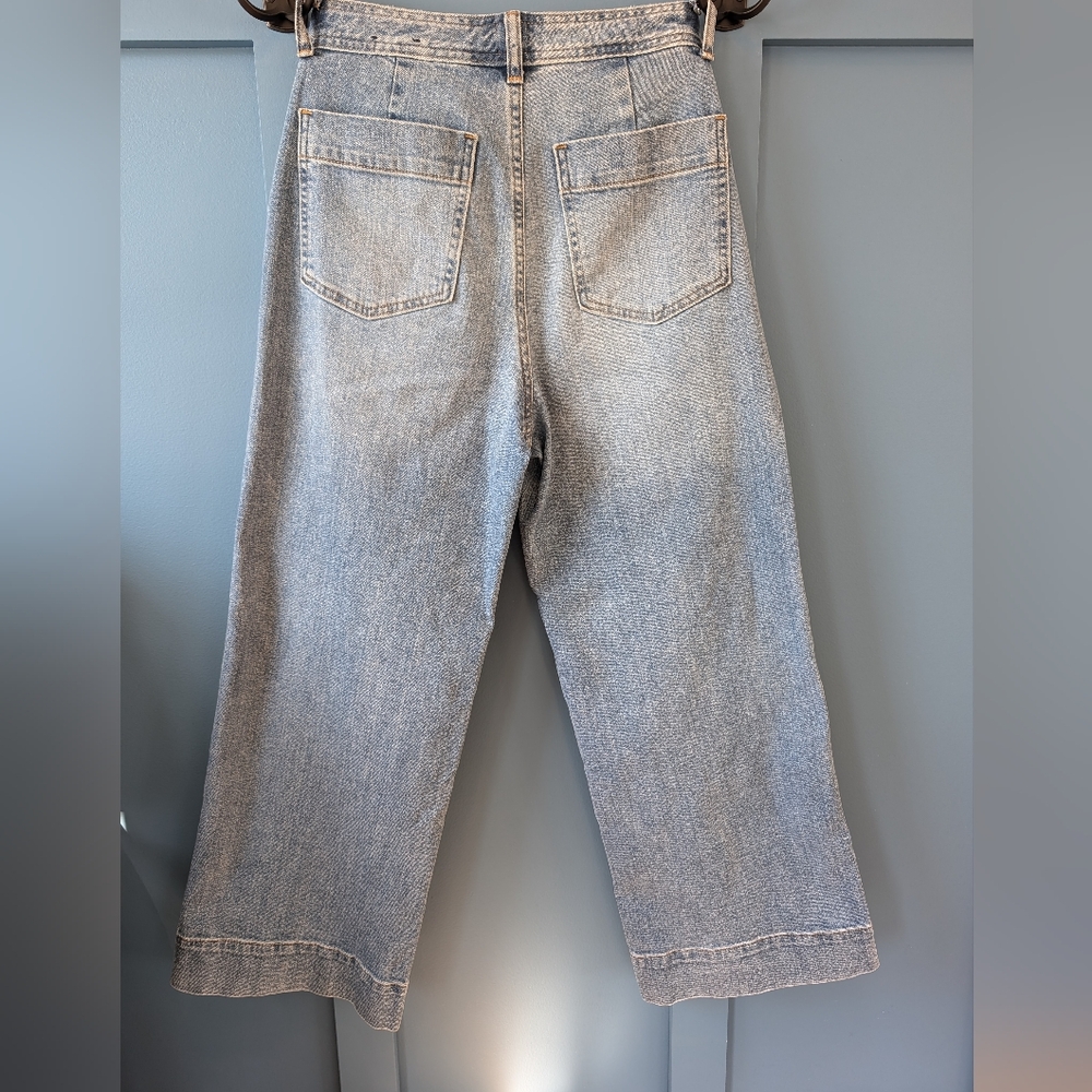GAP Wide leg crop jeans